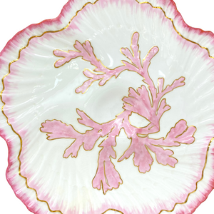Tiffany & Co. 1883 New York Brownfields China Pink Oyster Plate