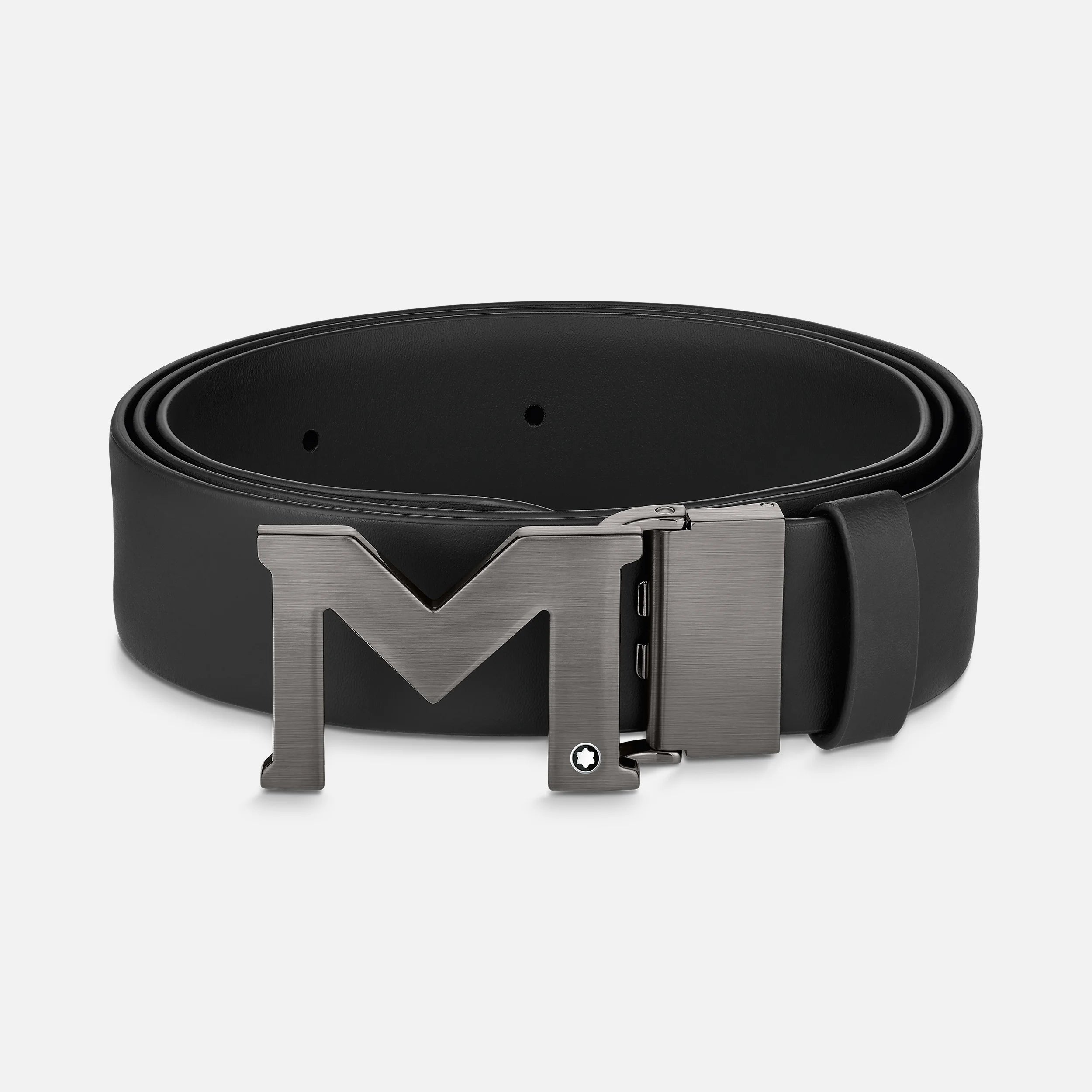 Black 30 mm leather belt – Montblanc Montreal