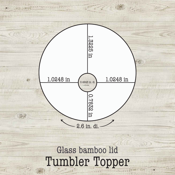 Makerflo Wholesale Acrylic Tumbler Topper