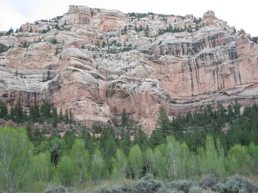 Cliffs in the Dark Canyon Wilderness