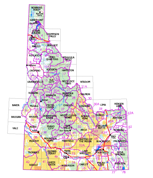 idaho blm land map Idaho Maps Public Lands Interpretive Association idaho blm land map