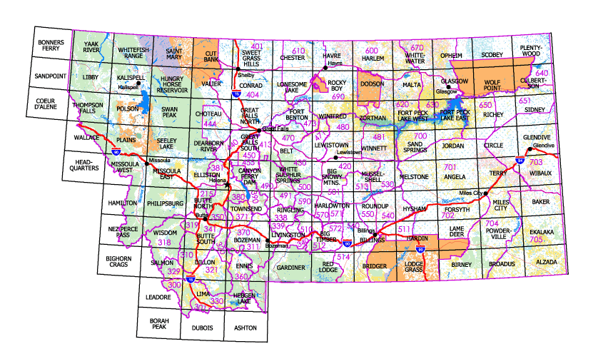 Click on this map to identify and buy the paper maps and map software you need for your antelope hunting unit on Montana public lands