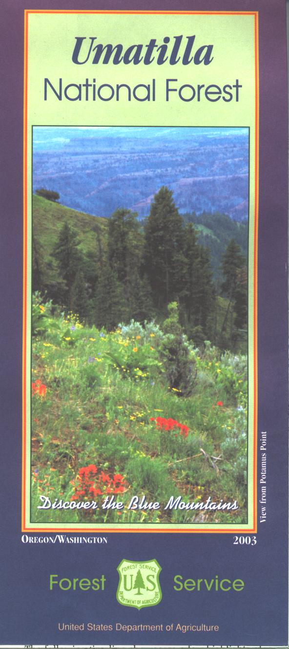 Map Umatilla Or National Forest Public Lands Interpretive Association