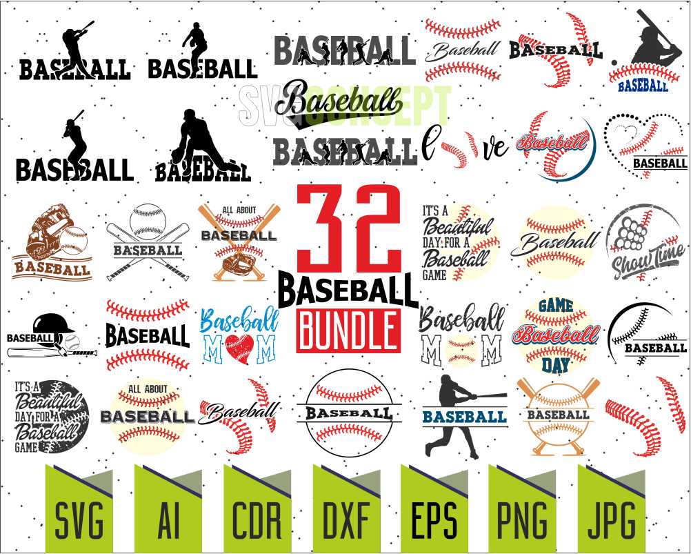 Download Baseball Svg Softball Svg Baseball Silhouette Svg Sport Silhouette Svg Svgconcept PSD Mockup Templates