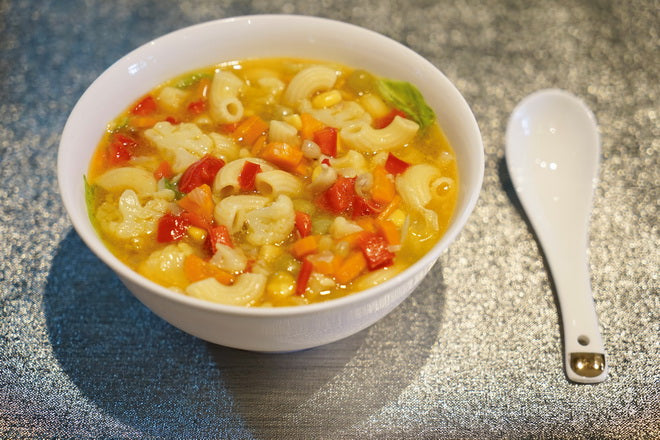 Chicken Macaroni Soup Recipe - CHU Collagen