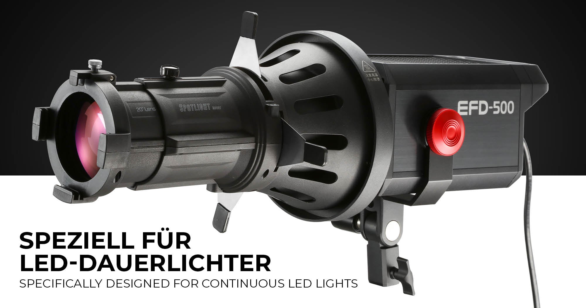 Jinbei EF-ZF3 Spotvorsatz für LED-Dauerlichter