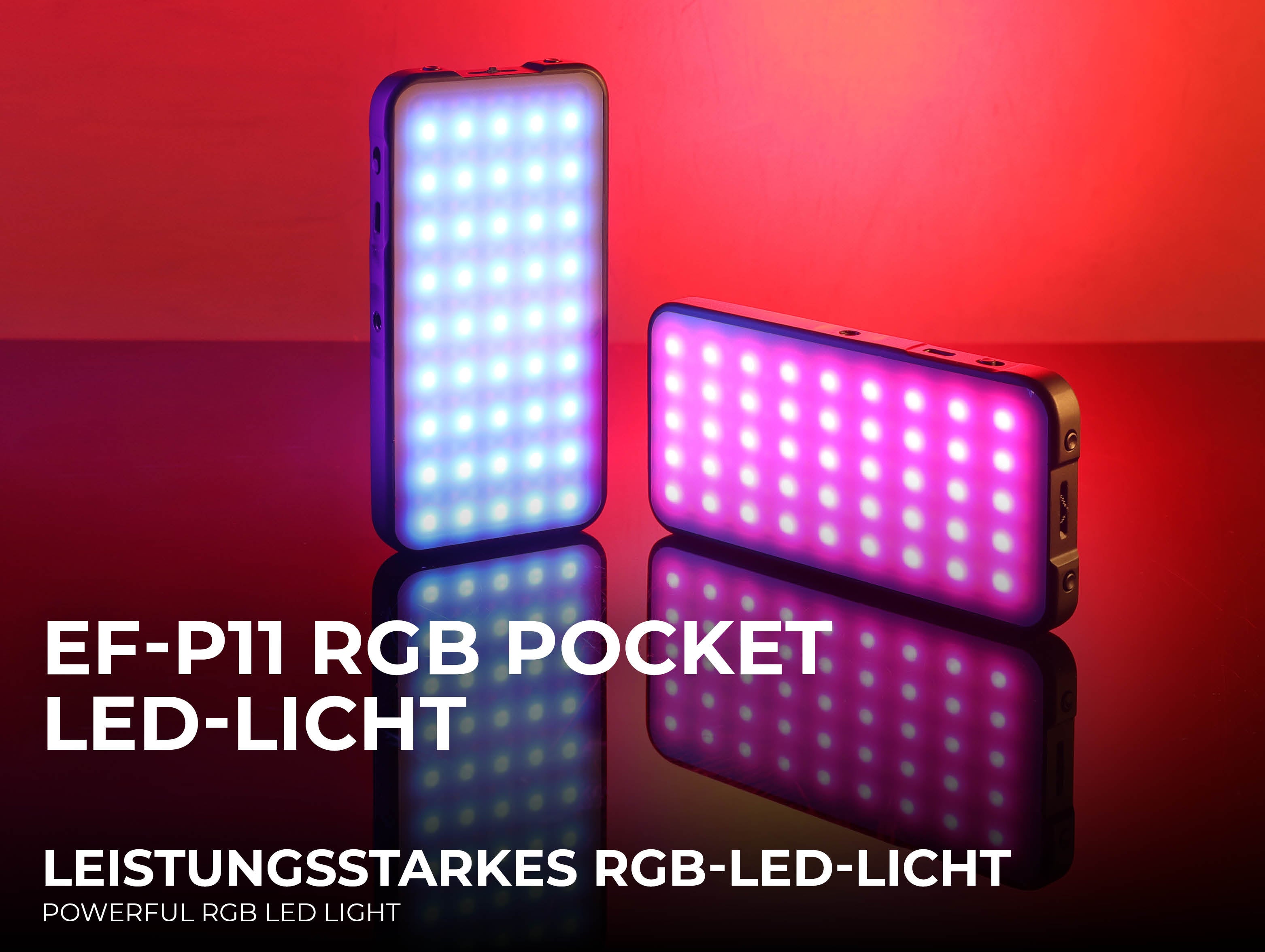 Jinbei EF-P11 RGB Pocket LED-Licht im Smartphone-Format