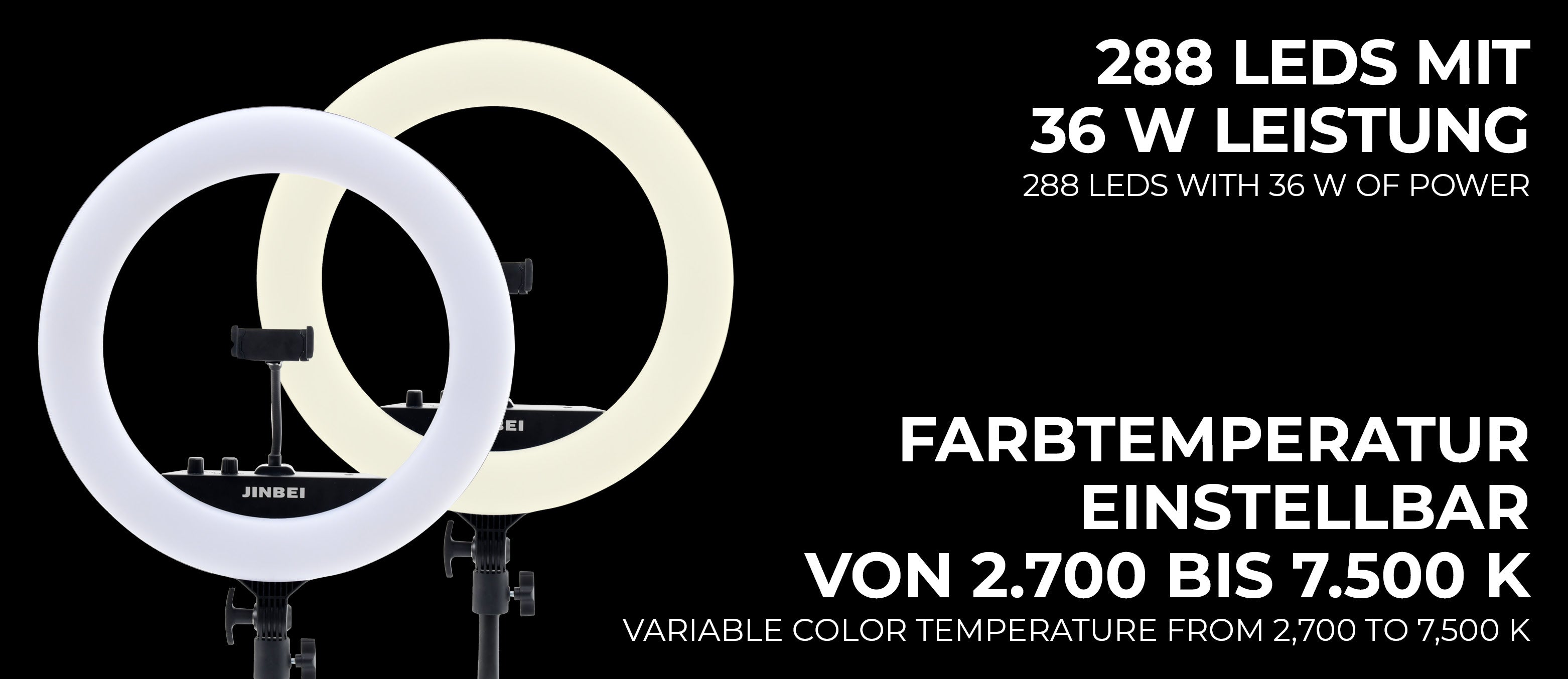 Jinbei EFR-36 LED-Ringlicht