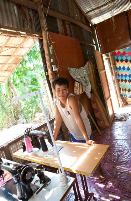 Handmade Fair trade Silk Scarves by Villageworks Artisans Cambodia