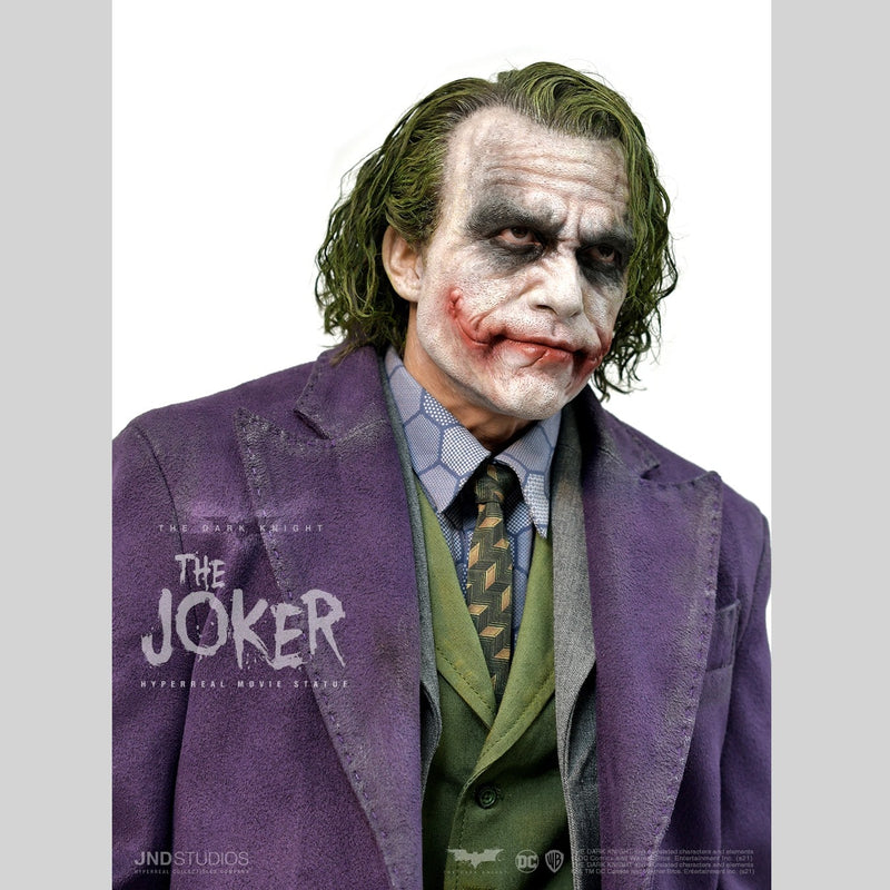 JND Studios The Dark Knight Joker Heath Ledger 1/3 Scale Hyperreal Mov ...