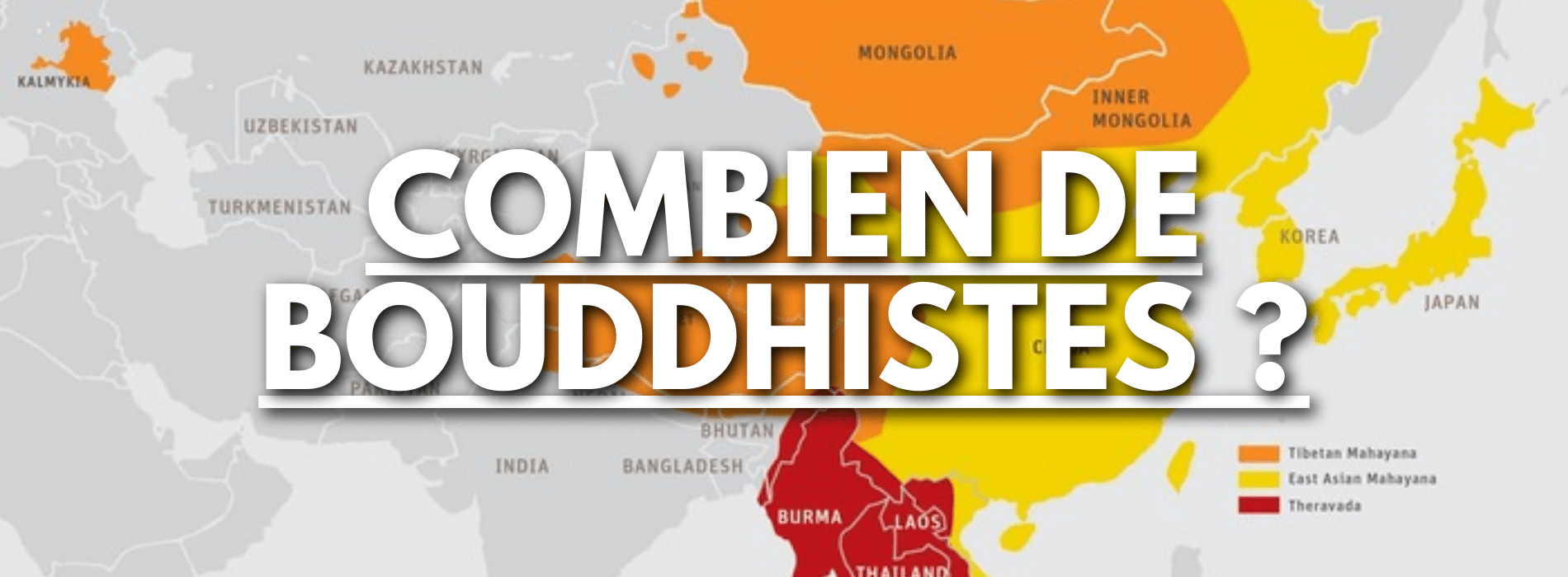 Karte des Buddhismus