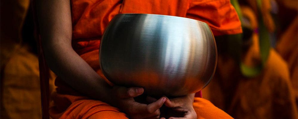 Buddhist alms bowl