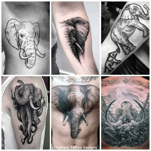 tatuaje de elefante