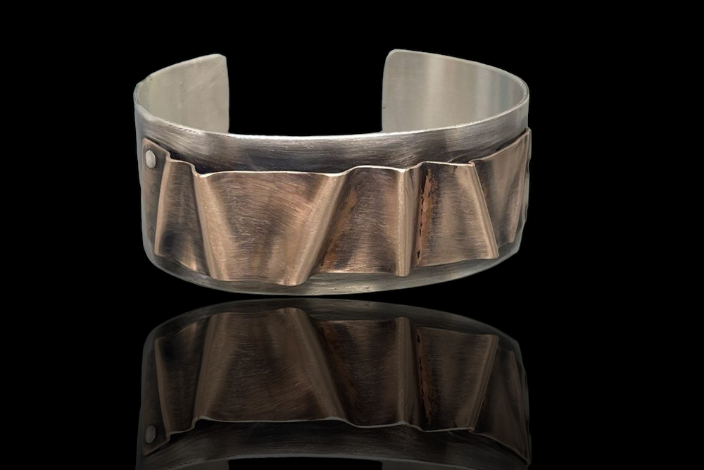 Plexus Silver Cuff Bracelet - Sterling Silver - MARIA DORAI RAJ