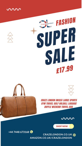 Craze Londons Duffle Bags best for Travel