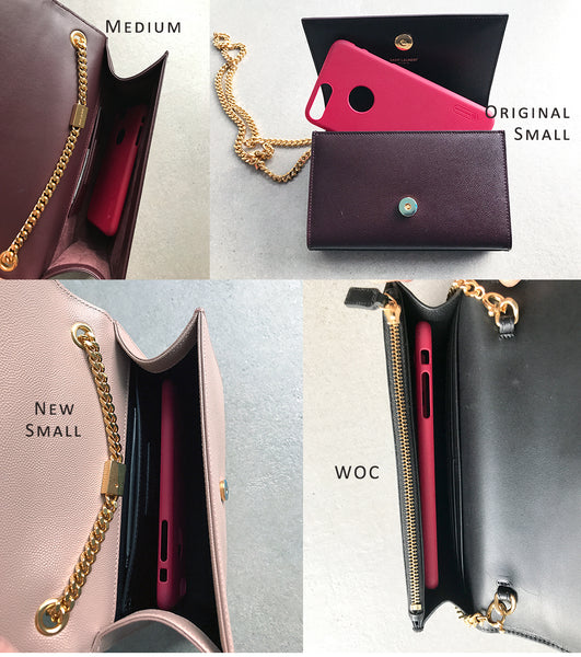 7) Comparison: Large vs Small YSL Saint Laurent Monogram WOC 