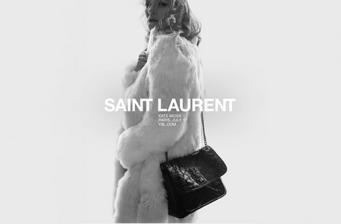 Saint Laurent Niki Large Crinkled Calf Shopper Tote Bag