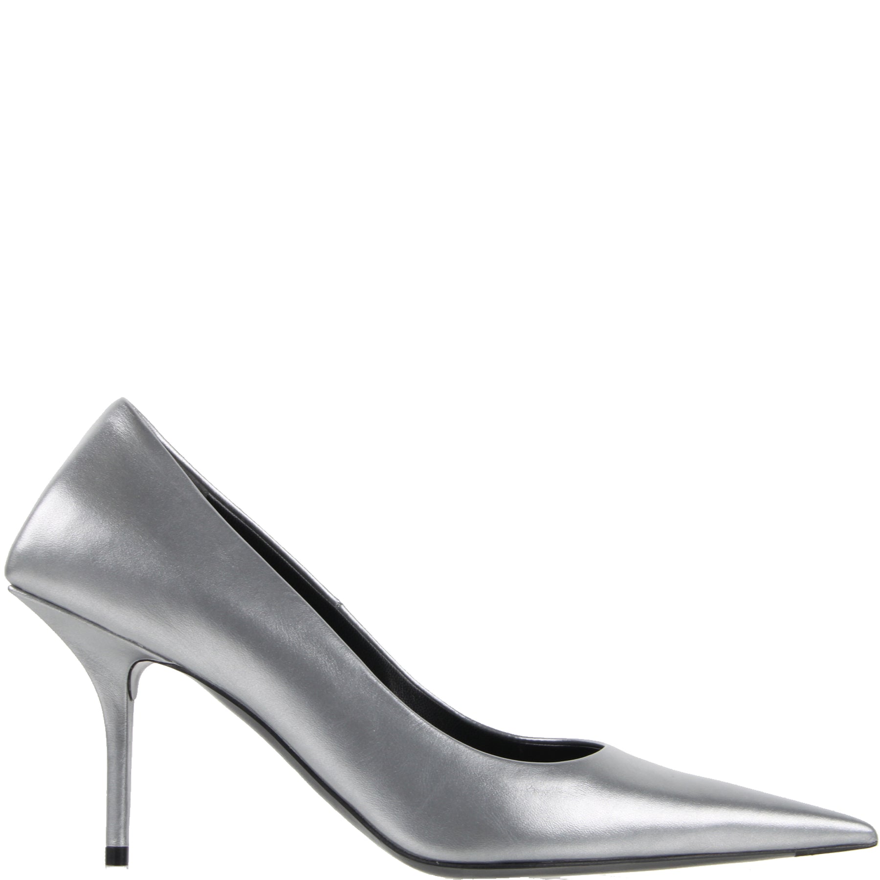 balenciaga silver pumps