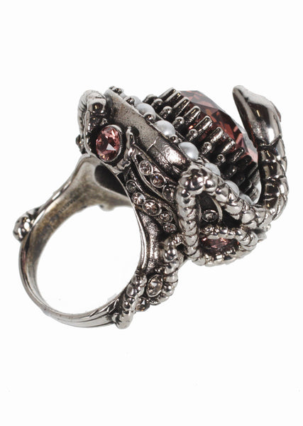 alexander mcqueen snake ring