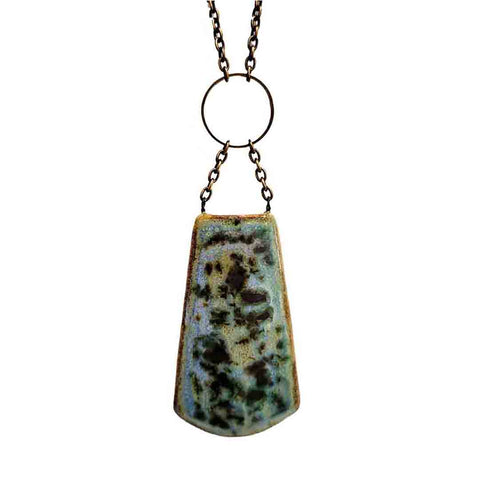Long Column Earth Necklace by Dandy Jewelry at Bezel and Kiln