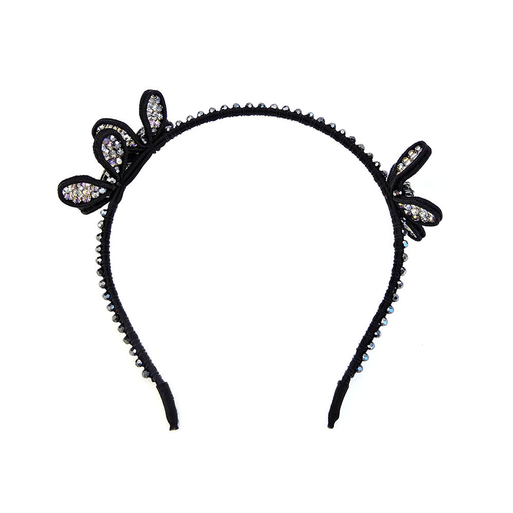 Headband Black And Black Diamond