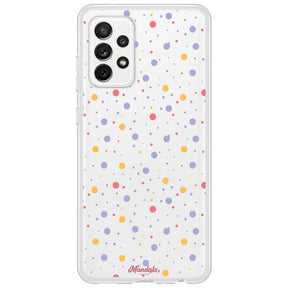 Case para Samsung A72 4G puntos de coloridos-  - Mandala Cases