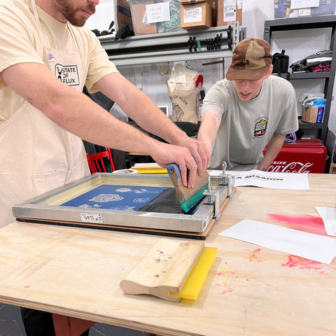 State Of Flux - Shop - Screen-printing - Workshop - May 20 - Mission District - San Francisco - 1