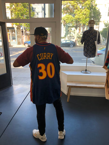 State Of Flux Shop - Men's boutique - Streetwear - Workshop - Stephen Curry - Golden State Warriors - Jersey - Custom - Face Mask - Tote Bag - 1