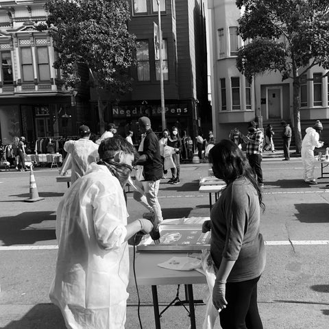 State Of Flux - Shop - Embracing Change and Finding Success in Uncertain Times - Pandemic - COVID-19 - Outdoor - Screen-printing - Workshop - San Francisco - Mission District - San Francisco - 1