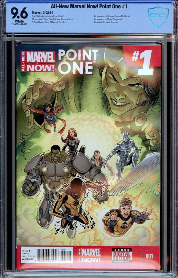 ALL NEW MARVEL NOW! POINT ONE #1 CBCS 9.6