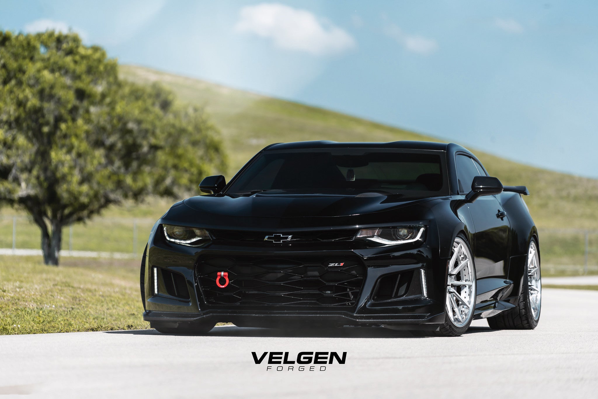 Chevy Camaro ZL1 1LE Velgen Forged VFMP10 Brushed Clear Centers Polish –  Velgen Wheels