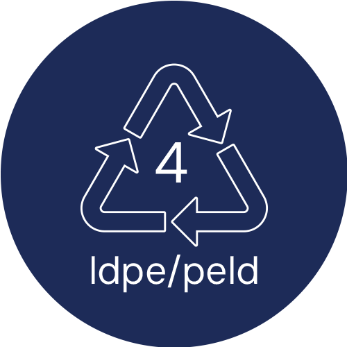 Symbol for LDPE (Low-Density Polyethylene)