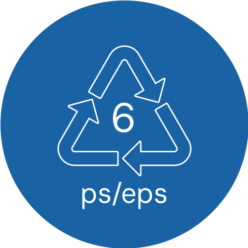 Symbol for PS (Polystyrene)