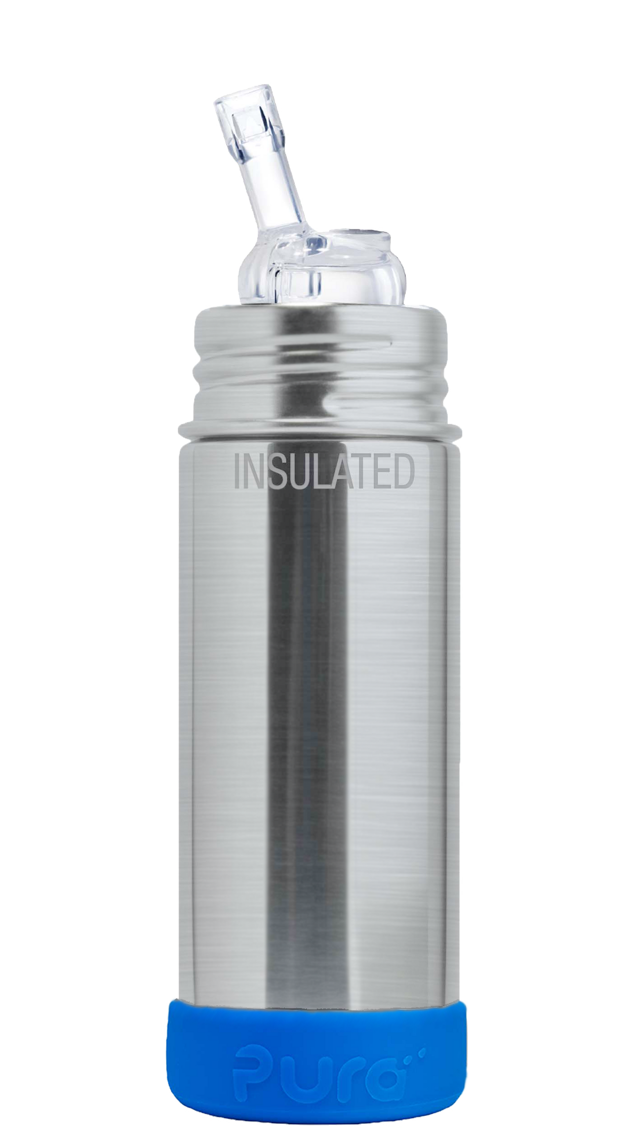 eco baba Baby Bottle, Stainless Steel, BPA Free, 12 oz