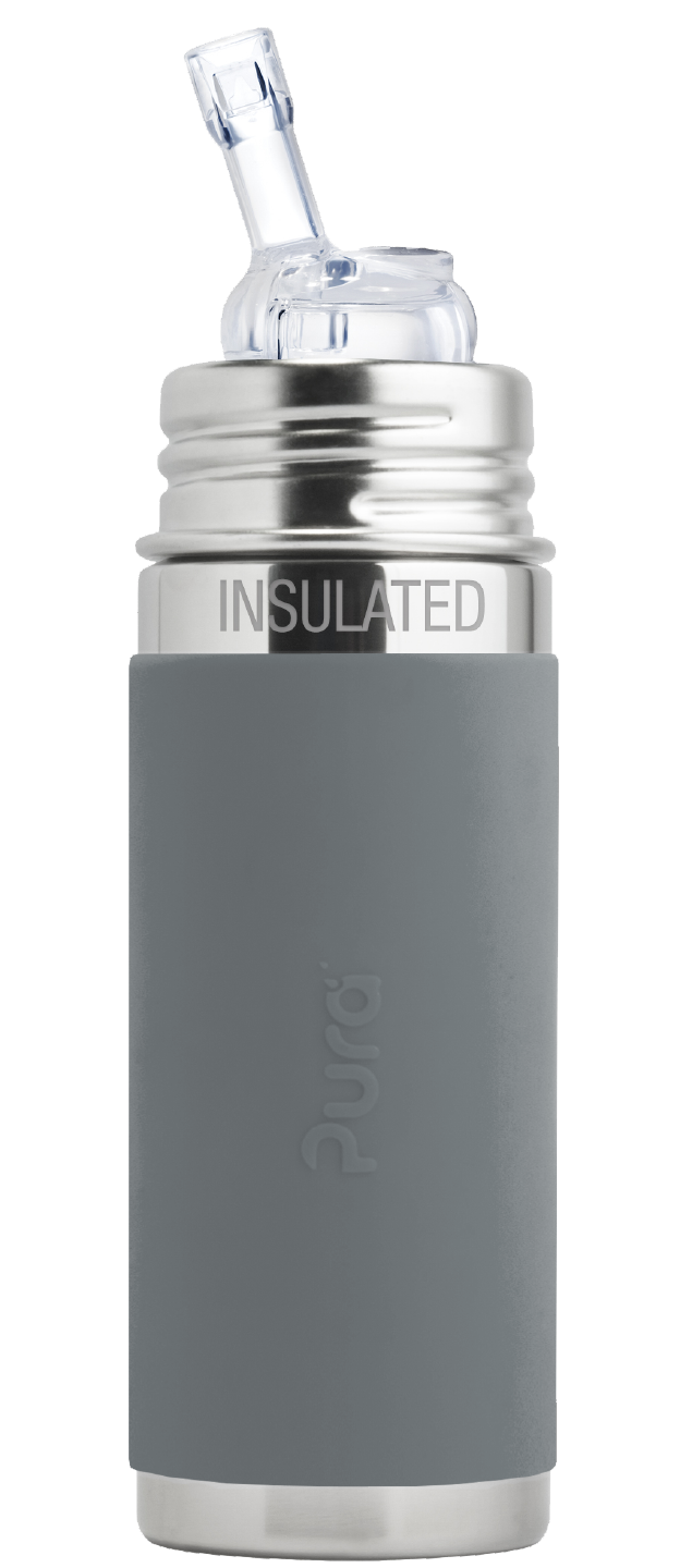 Greater Good. Brushed Stainless Steel Baby Bottle - 148 ml