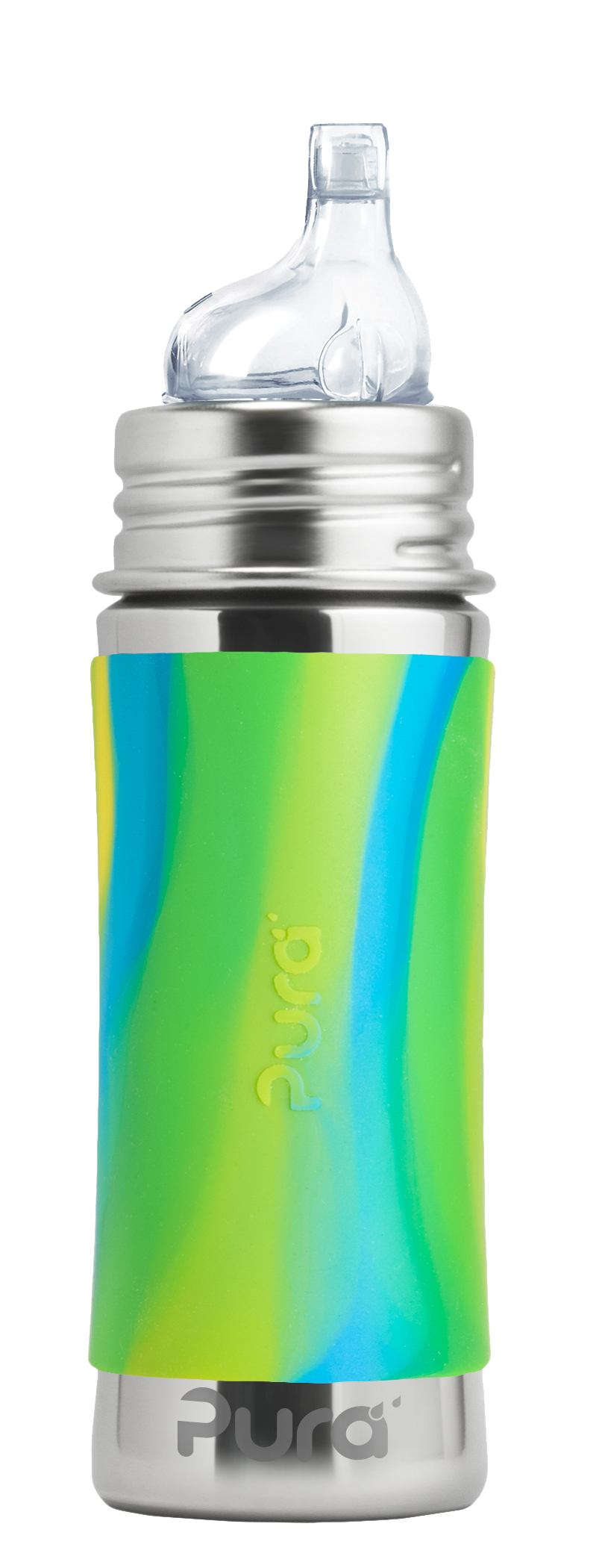 Kiki™ 9oz Insulated Straw Bottle, Stainless Steel Kids Straw Bottle