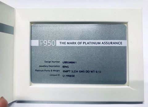 Platinum Certification PGI Certificate of Authenticity