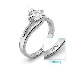 How do I know my ring is made in Platinum?