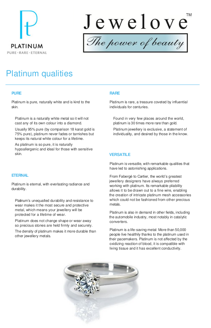 Most Important Qualities of platinum that make it suitable for kings