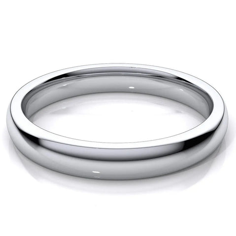 Jewelove™ Rings Women's Band only 3mm Wide Platinum Wedding Band SJ PTO 223