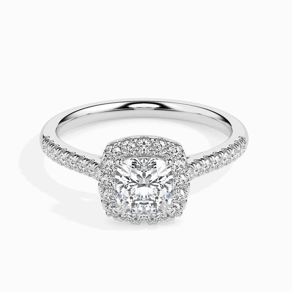 1 Carat Classic Halo Diamond Ring | Jewelbox