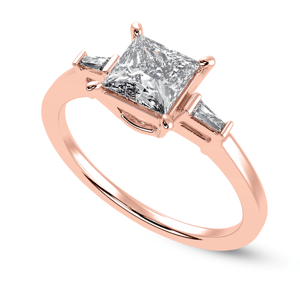 Princess Cut Diamond Engagement Ring with Diamond Halo – Concierge Diamonds
