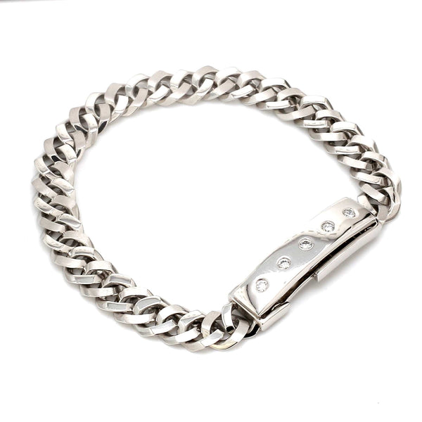 Cuban Link Bracelet - 5mm - Men's Silver Bracelet - JAXXON
