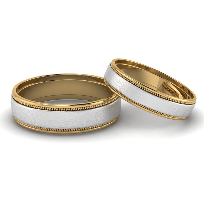 Designer Platinum Band With 8 Diamonds and Satin Finish | 6mm – Mens  Wedding Rings