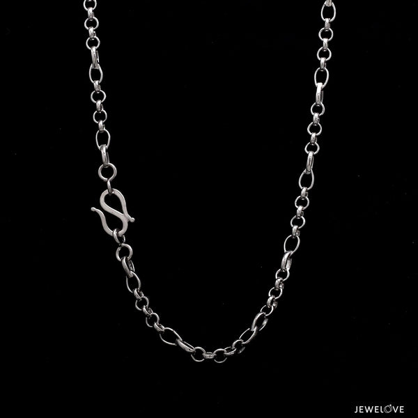 Platinum necklace Louis Vuitton Silver in Platinum - 25253515