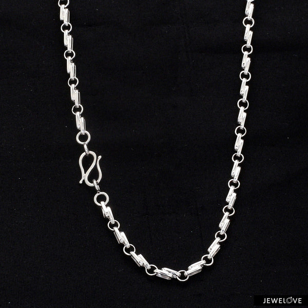 Elegant Pearl Silver Plated Double Chain Necklace | DeKulture