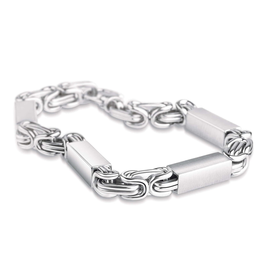 Platinum Evara Bracelet for Men JL PTB 642 | Certified by PGI