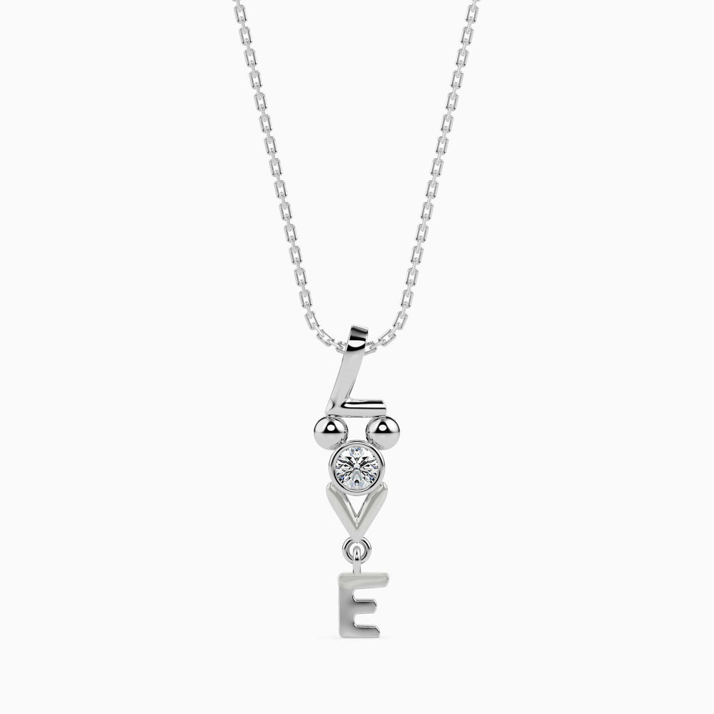 Jewelove Platinum Diamonds Heart Pendant for Women JL PT P 18047 VVS GH