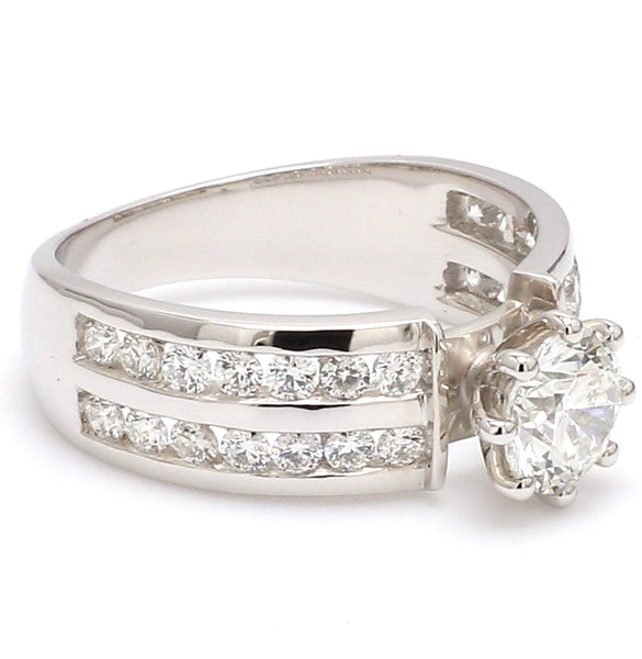 Wedding Ring | A Bridge to Unity S | White Diamonds | French Jewelry