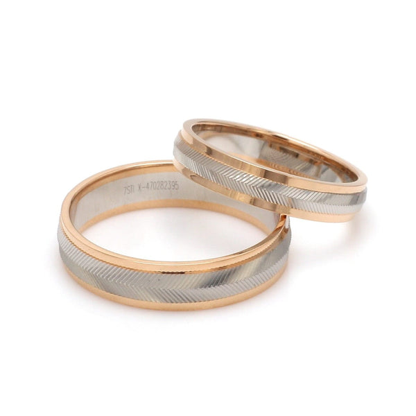 Enamel & Stone Byline Stacking Band Ring | 18ct Gold Plated Vermeil/Cubic  Zirconia Rings | Missoma